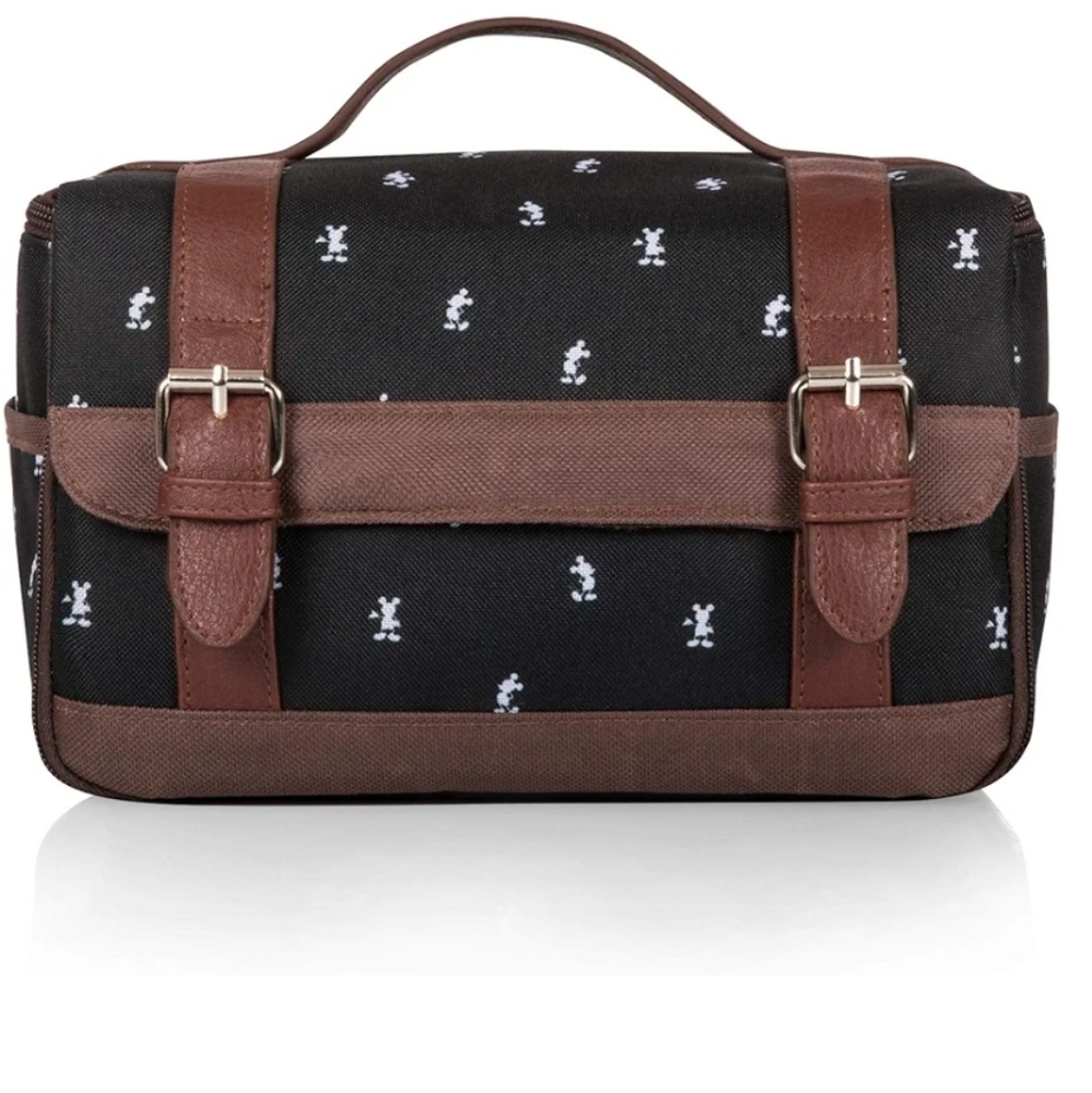 Disney Mickey Mouse Black and Brown Lunch Bag with Utensils